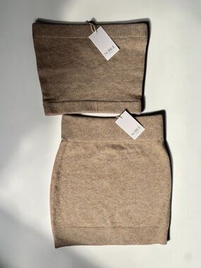 NOBLE Knit Skirt Set Size S